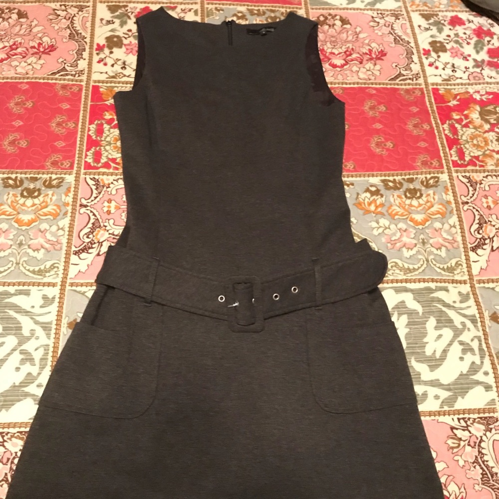 Charcoal cotton dress
